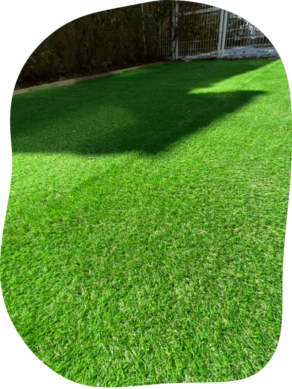 人工芝(芝丈35mm)の芝張り